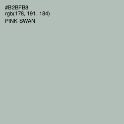 #B2BFB8 - Pink Swan Color Image
